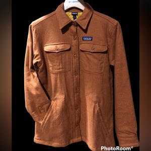 NWT Patagonia Insulated Fjord Flannel Jacket Wood Brown(orange)(multiple sizes)